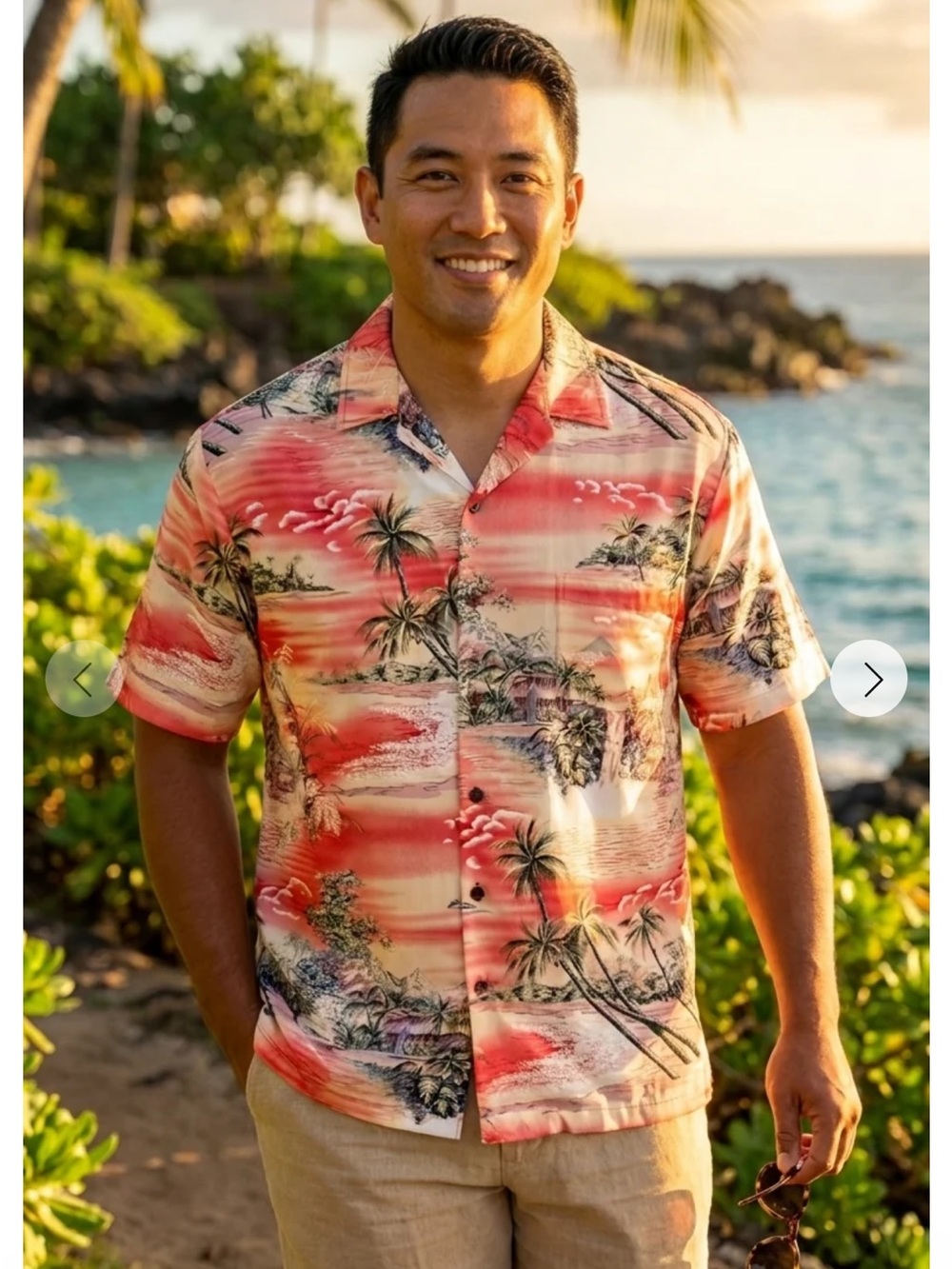 Kalaheo Vintage Made in Hawaii Button Down Shirt Size 2X